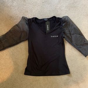 Bebe top never worn new with tags
